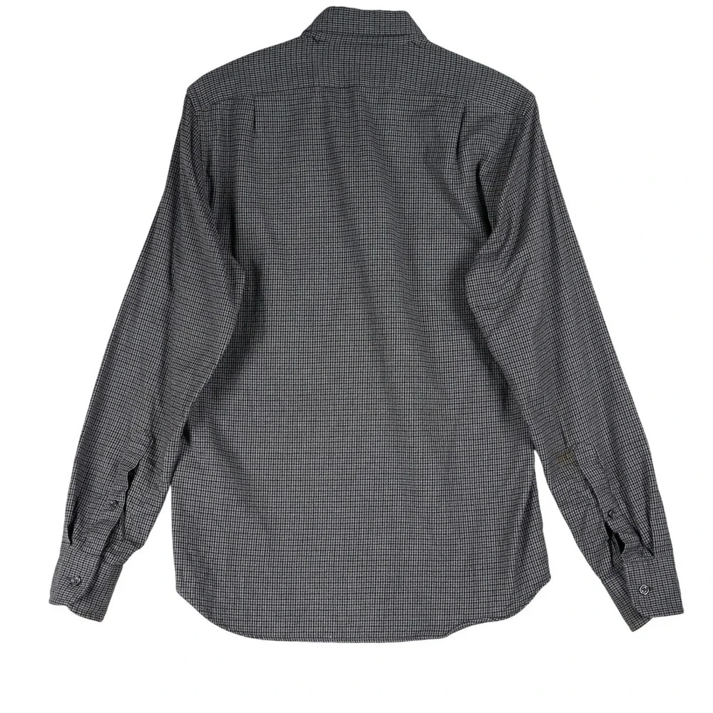 J. Crew‎ Slim Fit Button Down Long Sleeve Shirt Mens Size S Grey Plaid